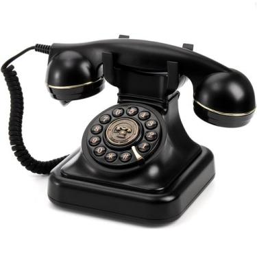 Imagem de Telefone Fixo com Fio Prohud - Design Retro Clássico