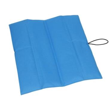 Imagem de menolana Almofada de assento dobrável isolado sentado tapete grosso past para acampamento almofada de assento de campeão Outdoor sit para parque praia, Azul