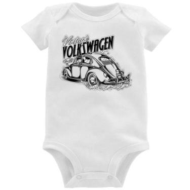 Imagem de Body Bebê Fusca - Foca na Moda, Branco, G