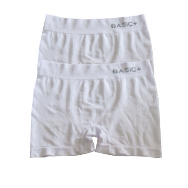 Imagem de 2 CUECAS BOXER - BRANCO E BRANCO - G - POLIESTER