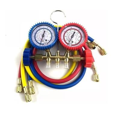 Imagem de Manifold Ar Cond Split Gás R12 R22 R404a R134a + Válvula Per