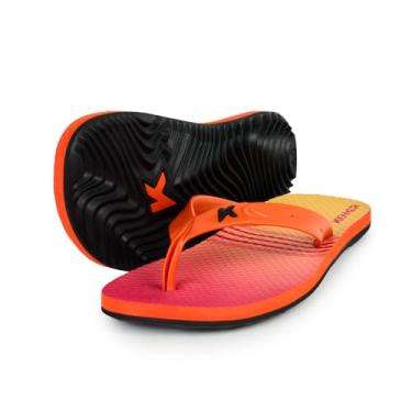 Imagem de Kenner, SANDÁLIA CHINELO DE DEDO KENNER MASCULINA DSP-31 NEW SUMMER SILICONE Cor:Preto/Laranja;Tamanho:43
