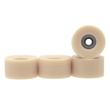 Imagem de Teak Tuning Rodas de dedo de uretano Apex 61D – Estilo Cruiser, em forma de tigela, 8,7 mm de diâmetro – Rolamentos ABEC-9 Stealth – Feito nos EUA – Coyote Tan Colorway