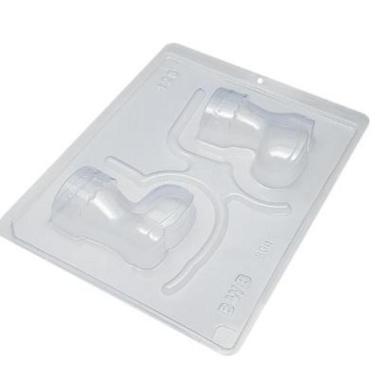 Imagem de Forma Especial Bota Feliz Natal 3 Partes com Silicone de 80g - BWB