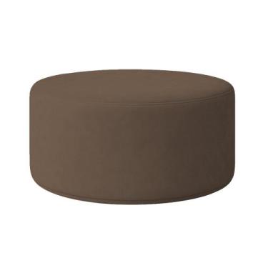 Imagem de Puff Redondo Cartagena 1 Metro Boucle - 7 Decor, Marrom