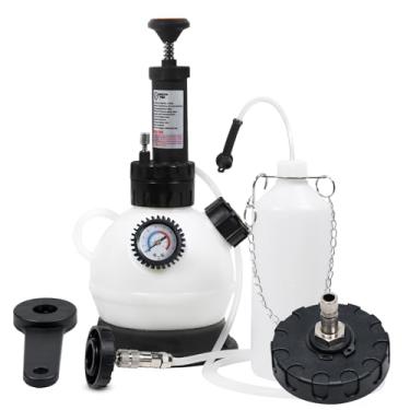 Imagem de SMOTIVEPRO Bomba de fluido de sangria de freio manual 2L com adaptador de 50,7 mm, kit de sangramento de freio profissional One Man adequado para Hyundai Subaru Nissan Infinity