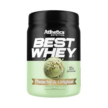 Imagem de Atlhetica Nutrition Best Whey, Sabor Pistache, 450g, Suplemento Proteico em Pó, 25g de Proteína por Porção, Edição Limitada