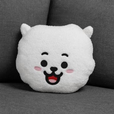 Imagem de Manta Almofada Infantil Personagens Pelúcia Kpop Coreano Bts BT21 Maci