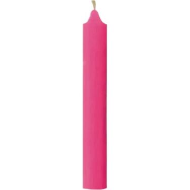 Imagem de Vela para Aniversário Lisa, Festcolor, Rosa, 10 unidades
