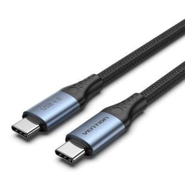 Imagem de Cabo USB C 4.0, 240w, 40gbps, Thunderbolt, 4 8k, 60hz, 1m - Vention