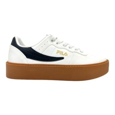 Imagem de Tenis Fila Original Fitness Bold Feminino,Branco/Preto,35