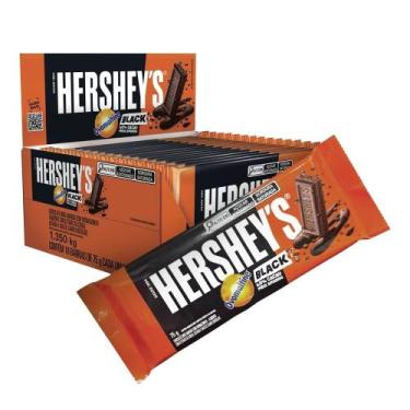 Imagem de Chocolate Hersheys Meio Amargo Ovomaltine 75g - Embalagem com 18 Unida