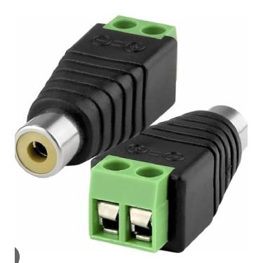 Imagem de Conector P4 Macho para Câmera de Segurança, Adaptador de Energia