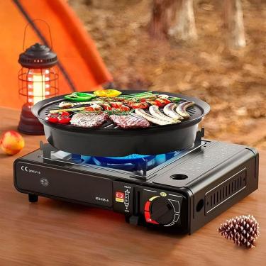 Imagem de Mini Fogareiro A Gás Portátil Multiuso Acampamento