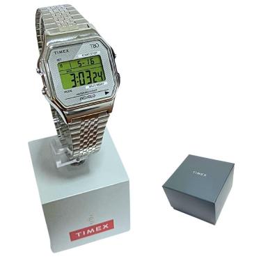 Imagem de Relógio Timex Unissex Digital Vintage Prateado Tw2R79300