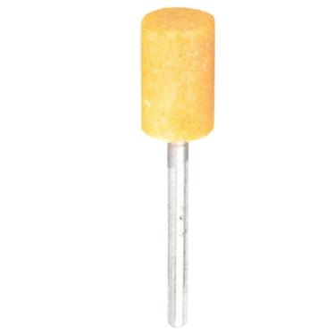 Imagem de Ponta Montada Amarela 10Mm Abrasiva Fina Para Micro Retifica