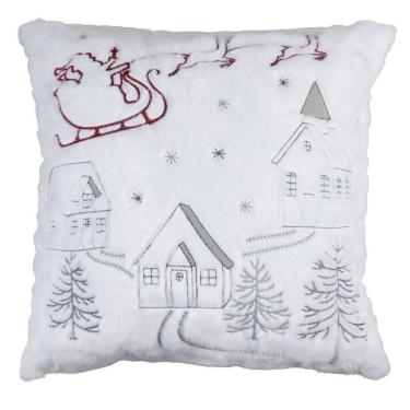 Imagem de Almofada Natalina Vila Nevada 445475 43X43Cm Belchior