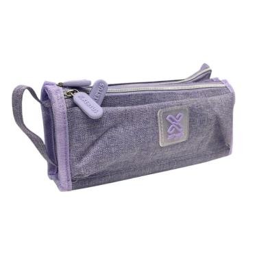 Imagem de Estojo Escolar Triplo Lilás  Backpack - Xeryus