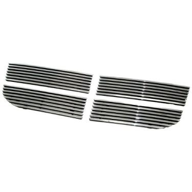 Imagem de Paramount Restyling 32-1133 Grade de lingote de sobreposição com barras horizontais de 8 mm, 4 peças