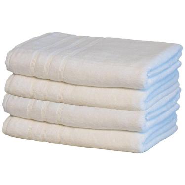 Imagem de Kit Toalhas de Banho em Algodão Penteado Turco Egeu com 4 Peças para Spa, Hotel e Academia, Mosobam