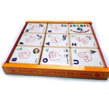 Imagem de Alfabeto Ilustrado Móvel De Libras