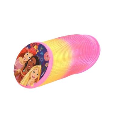 Imagem de Brinquedo Infantil Criança Mola Maluca Disney Princesa C/Luz