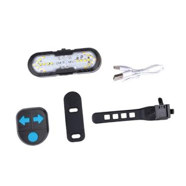 Imagem de Colaxi Luz de Advertência de Seta para Bicicleta Portátil com Controle Remoto para Bicicleta