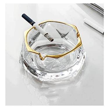 Imagem de Cinzeiro de ervas daninhas cinzeiro de vidro criativo para casa, sala de estar, escritório, cinzeiro de comida ocidental, adorno cinzeiros para cigarros