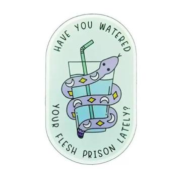 Imagem de 3 peças de adesivos engraçados - Decalques duráveis à prova d'água para mala, capacete, chapéu duro - presentes hilários para homens e mulheres Ele Ela