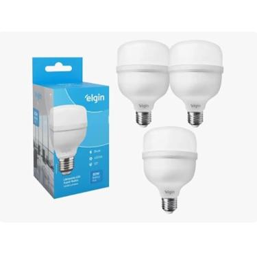 Imagem de Lit 3 Lâmpada LED 20w Super Bulbo 6500k Bivolt Luz Branca Fria