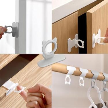 Imagem de Generic Elevador de assento de vaso sanitário de silicone, abridor de tampa de vaso sanitário, alça ergonômica, branco, 8 cm