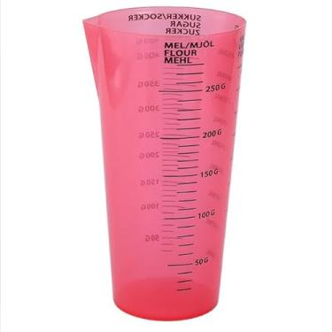 Imagem de Copo medidor transparente, 450 ml (vermelho)