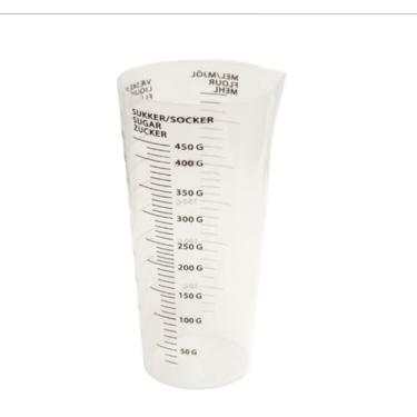 Imagem de Copo medidor transparente, 450 ml (branco)