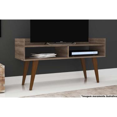 Imagem de Aparador De Sala Jantar Rt 3113 2 Nichos Rustico - Movelbento