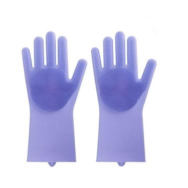 Imagem de Esponja De Silicone Mágica Para Lavar Louça Walfos Esponja