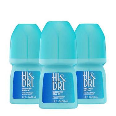Imagem de Kit Hi e Dri Unscented Roll-On Desodorante (3 unidades)