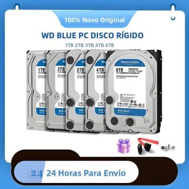 Imagem de Disco Rígido Western Digital WD BLUE De 4TB 6TB 3.5 Polegadas SATA III