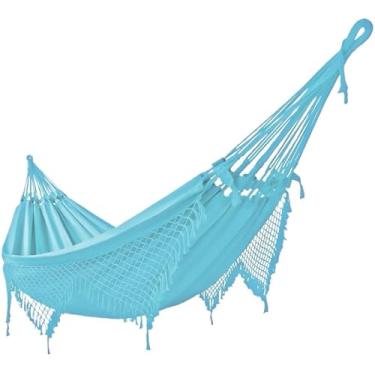 Imagem de REDE DE DESCANSO CASAL GRANDE(Azul bebê)