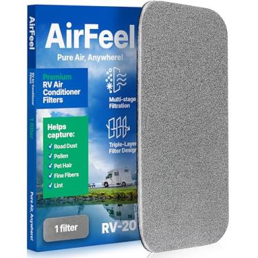 Imagem de Filtro CA Premium RV – Filtros de substituição RV de três estágios compatíveis com Furrion Chill Air Conditioner Série FACT12CA - Filtros CA de 23 x 35 cm para trailer, motorhome, trailer de viagem