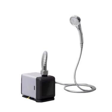 Imagem de Chuveiro portátil para acampamento, chuveiro elétrico ao ar livre, bomba recarregável com display digital inteligente, chuveiro de acampamento para acampamento