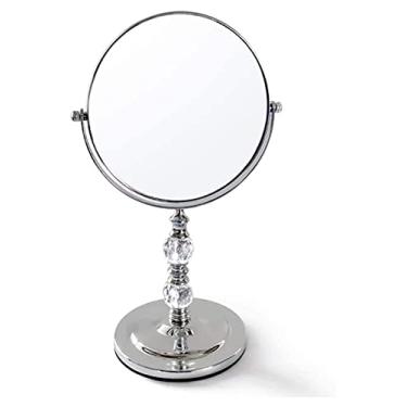 Imagem de Espelho de maquiagem espelho de mesa espelho de maquiagem espelho de maquiagem duplo portátil europeu quarto espelho portátil pequeno espelho (cor: B)