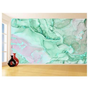 Imagem de Papel De Parede 3D Estilo Marmore Tintas Cores 3,5M Mbr157 - Você Deco