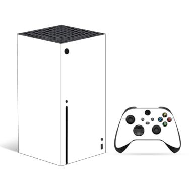 Imagem de Skin Wrap Compatible with Xbox Series X, Full Set Vinyl Decal Protective Sticker Cover for Game Console & Controller (White)