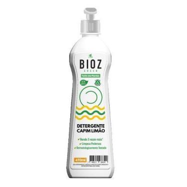 Imagem de Detergente De Capim Limão Biodegradável Bioz Green 470Ml