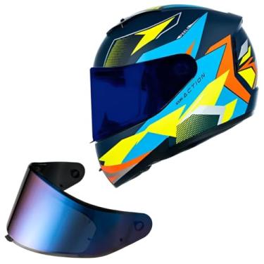 Imagem de Capacete Masculino Moto Peels Icon Action Azul + Viseira (62)