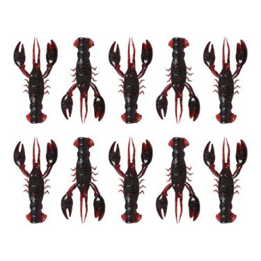 Imagem de Iscas macias para pesca de robalo - Isca macia para pesca de robalo - Design de isca de natação macia com aroma natural para ambiente aquático de aquário de água doce Lake River