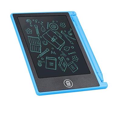 Imagem de ASHATA Prancheta de Desenho Portátil para Crianças, Tablet de Caligrafia LCD de 4,5 Polegadas Nota para Escritório Escolar Em Casa, Azul (Azul)