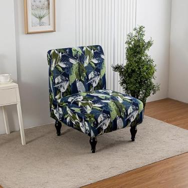 Imagem de Capa de cadeira com detalhes florais, capas protetoras de móveis removíveis sem braços, elástico antiderrapante, para sala de estar, sala de jantar, hotel, tipo 11||tamanho regular