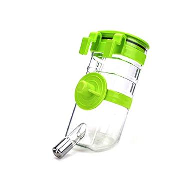 Imagem de Garrafa de Bebida para Pet Suspensa com Grande Capacidade Dispenser Água Portátil Aço Inoxidável Potável Resina Ambiental Gancho Estável Altura Ajustável Design Topo Aberto Fácil Adicionar Limpar