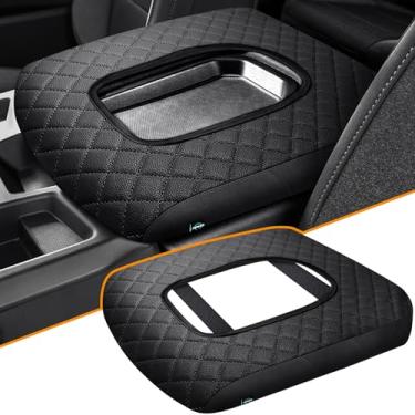 Imagem de GAWAF Capa de console central adequada para Chevy Silverado 2019-2025 console de assento de salto, capa de caixa de assento de braço de carro (apenas para console de assento de salto de banco dividido